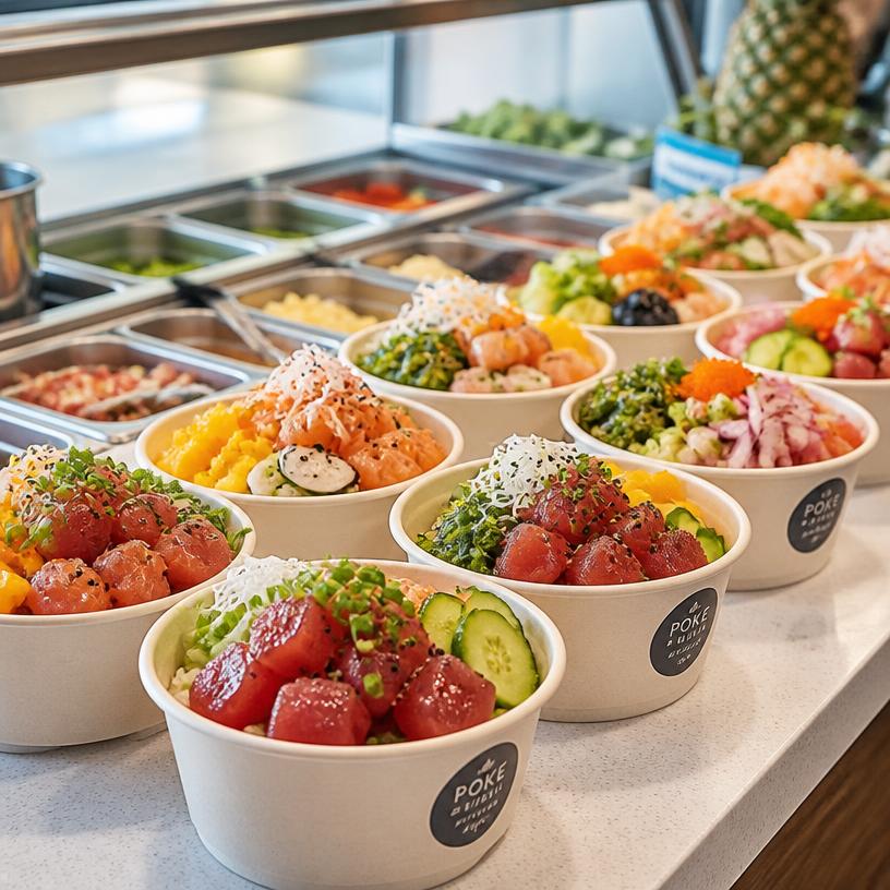 Build Your Own Poke Bowl